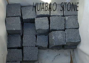 Flamed Granite Stone Paving Tiles Outdoors G654 Rectangle Shape cube stone for floor
